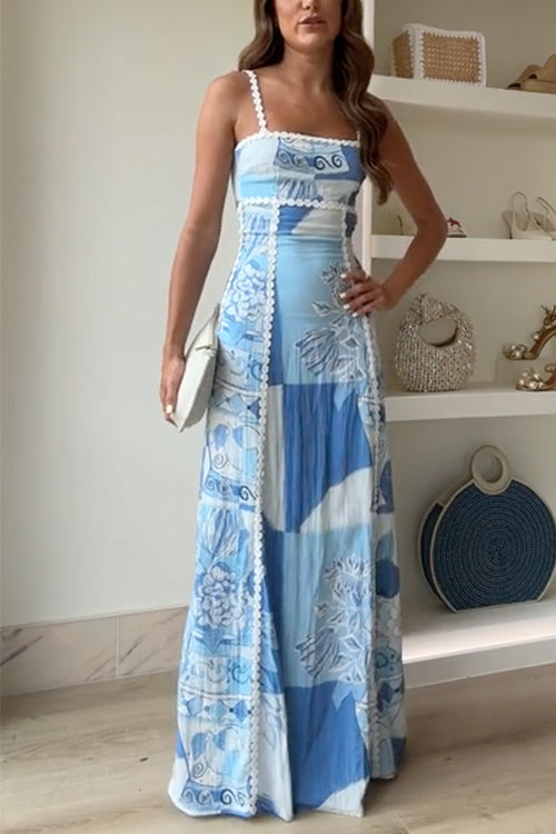 beach wear floral dresses Midi Dress Orange Pattern Seasoul Beachwear USA and easy to style with sandals Agua Bendita Clavelina floral-print Beach