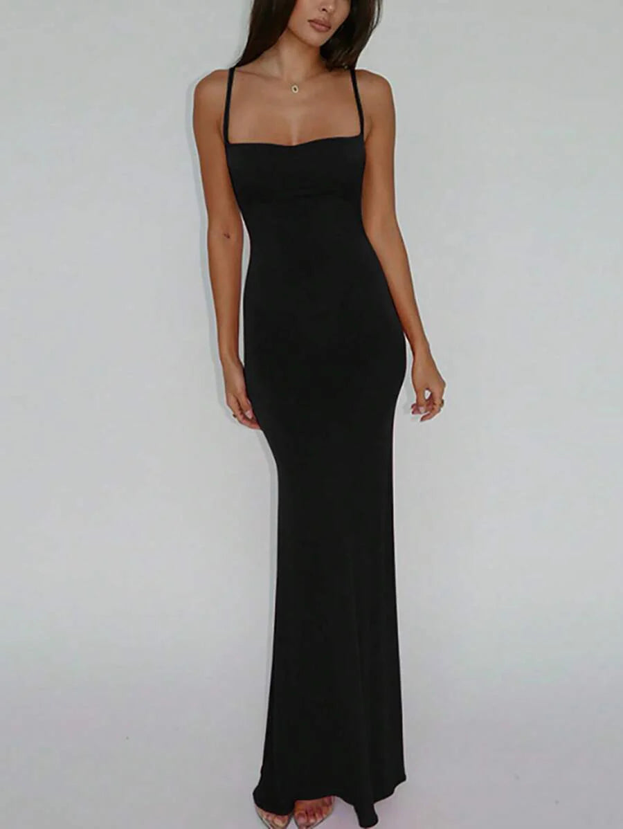 VERDÉ - Maxi Bodycon Slip Dress