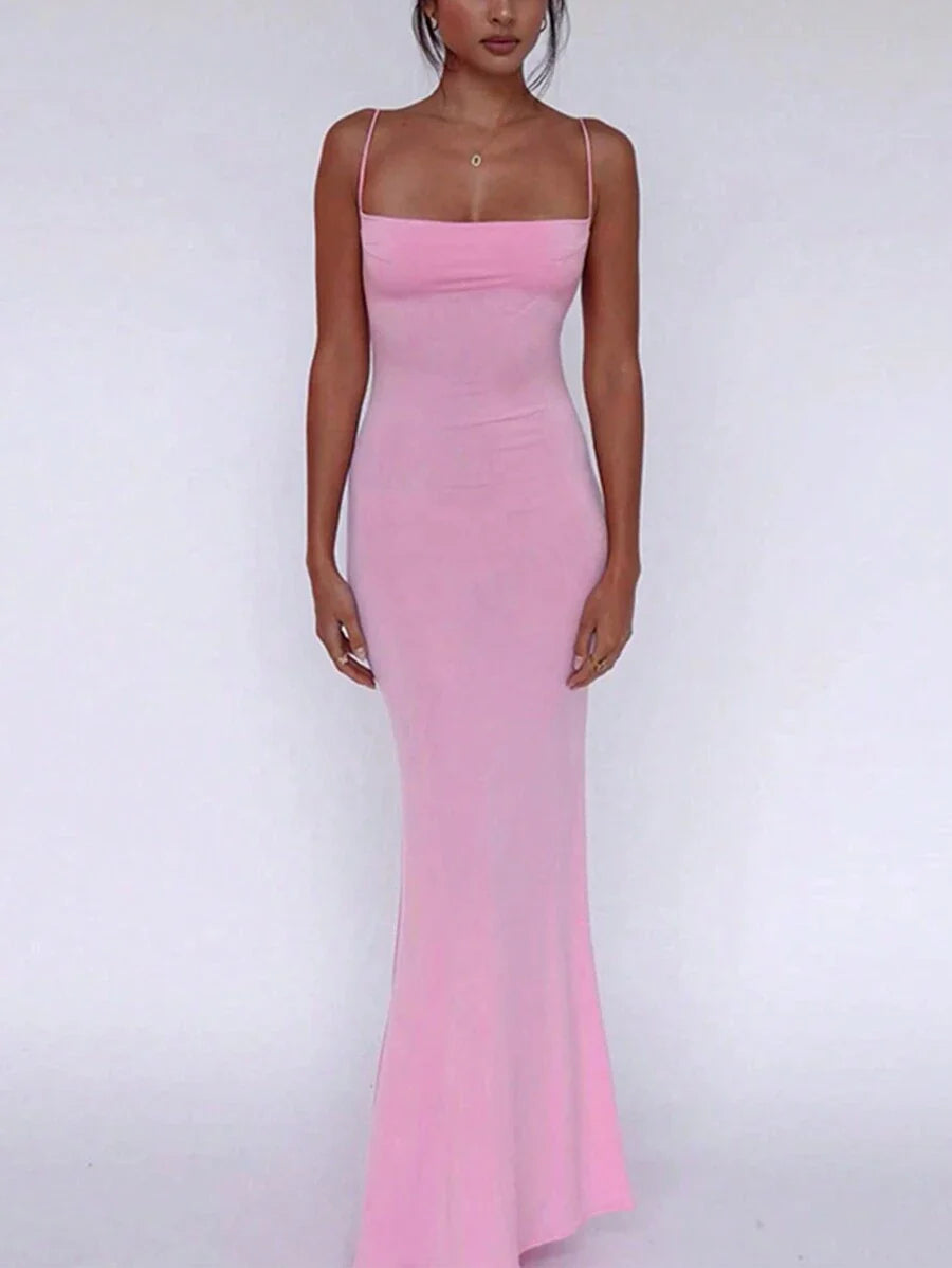 VERDÉ - Maxi Bodycon Slip Dress