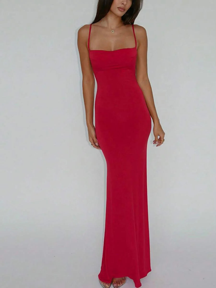 VERDÉ - Maxi Bodycon Slip Dress