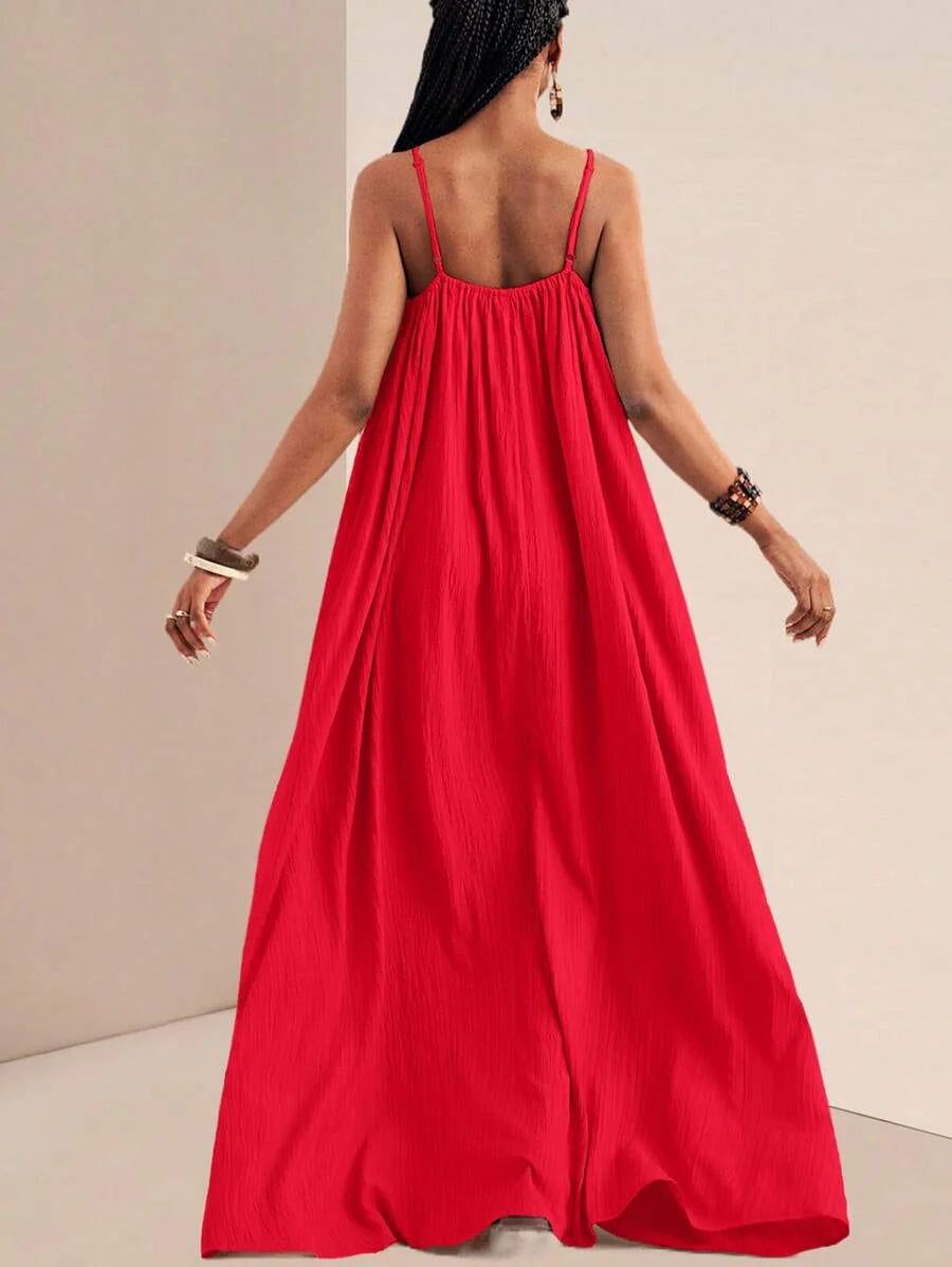NOMÉA – Boho Flared Maxi Dress