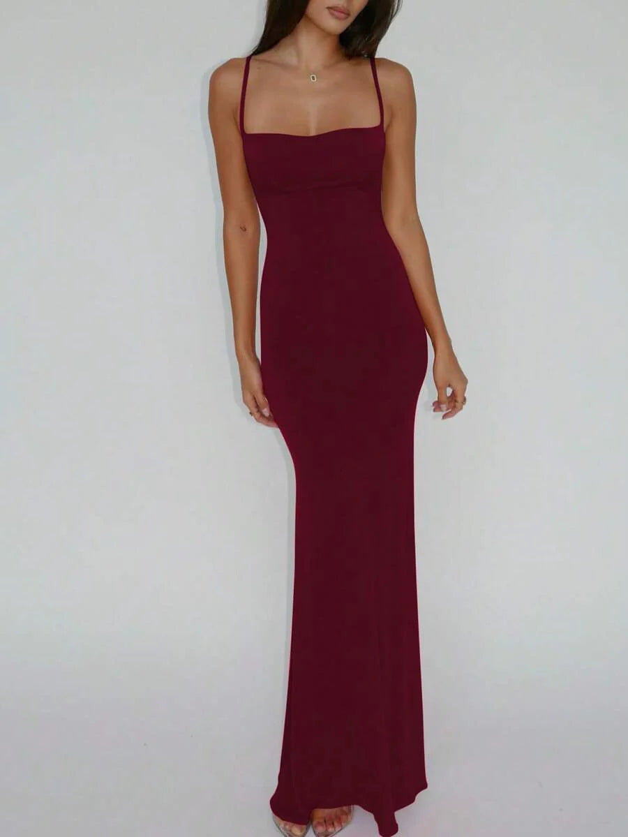 VERDÉ - Maxi Bodycon Slip Dress