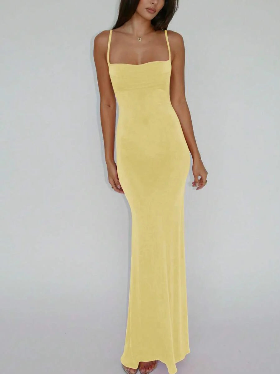 VERDÉ - Maxi Bodycon Slip Dress