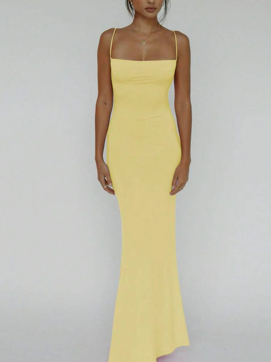 VERDÉ - Maxi Bodycon Slip Dress