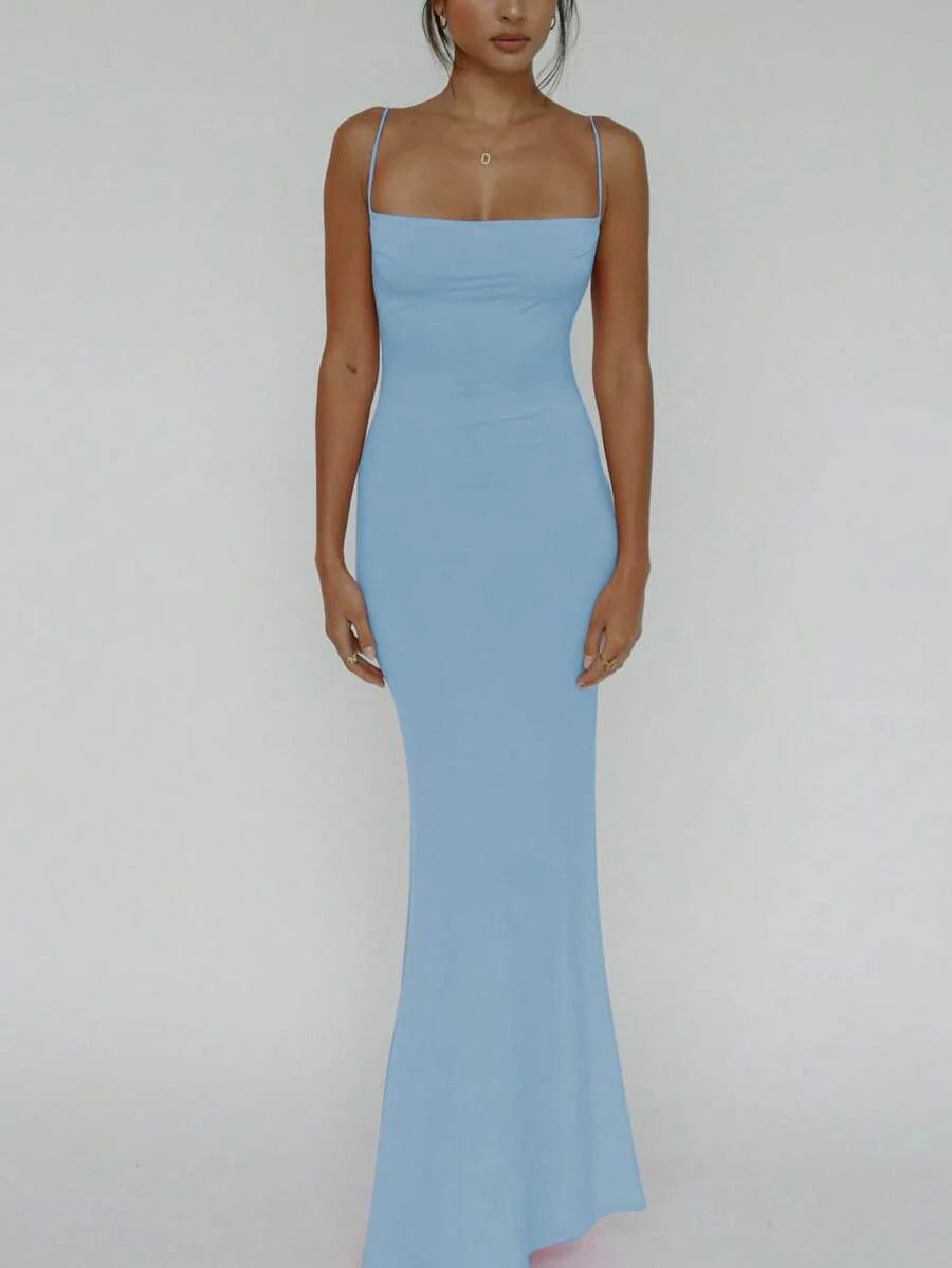 VERDÉ - Maxi Bodycon Slip Dress