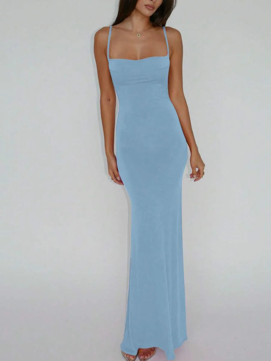 VERDÉ - Maxi Bodycon Slip Dress