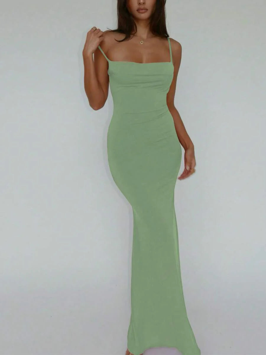 VERDÉ - Maxi Bodycon Slip Dress
