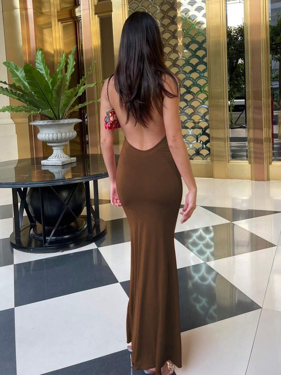 VERDÉ - Maxi Bodycon Slip Dress