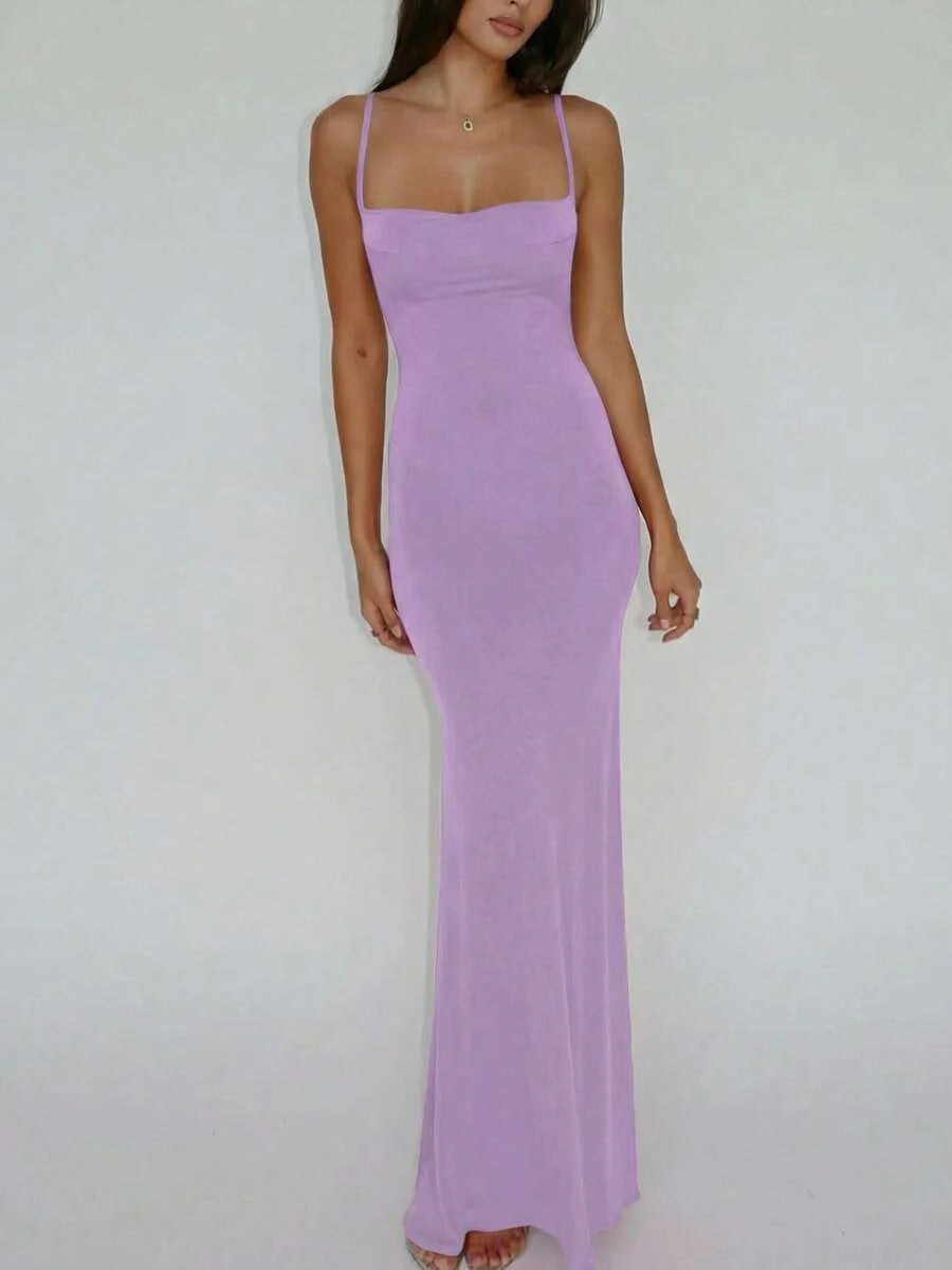 VERDÉ - Maxi Bodycon Slip Dress