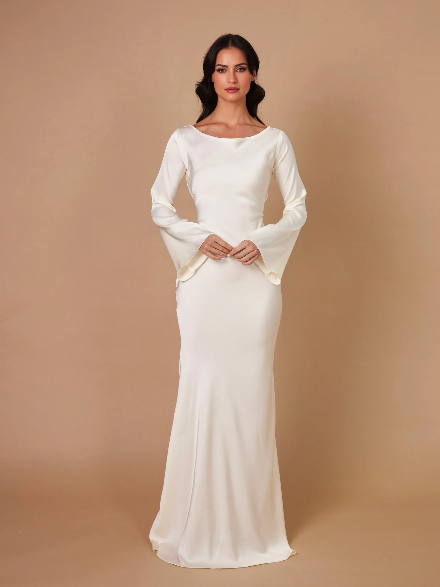Long Sleeve Maxi Dress for Women - Elegant Flowing Design for Every Occasion