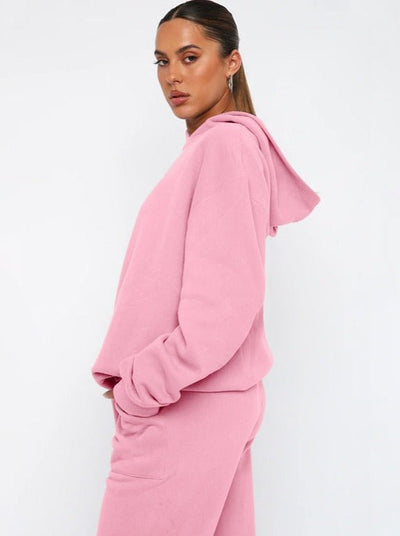Loungewear Set for Women - Oversized Hoodie and Jogger Matching Lounge Set for Comfortable Relaxation
