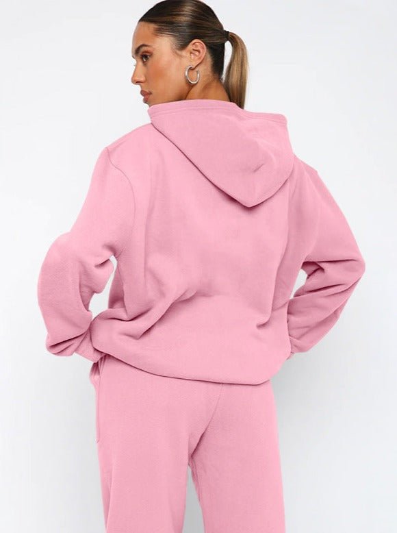 Loungewear Set for Women - Oversized Hoodie and Jogger Matching Lounge Set for Comfortable Relaxation