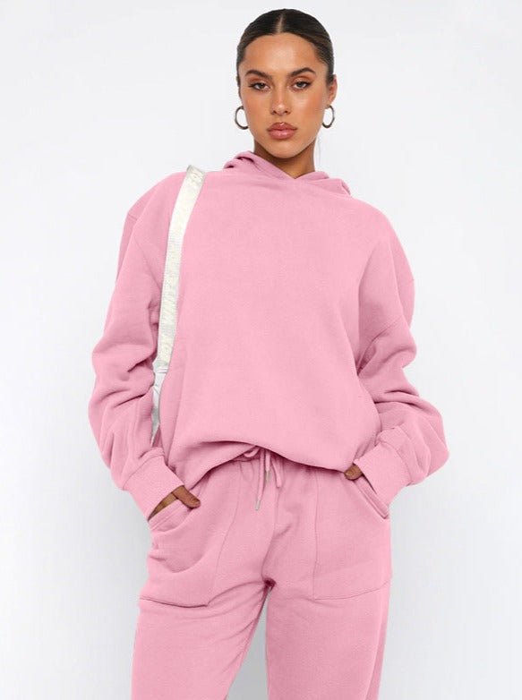 Loungewear Set for Women - Oversized Hoodie and Jogger Matching Lounge Set for Comfortable Relaxation