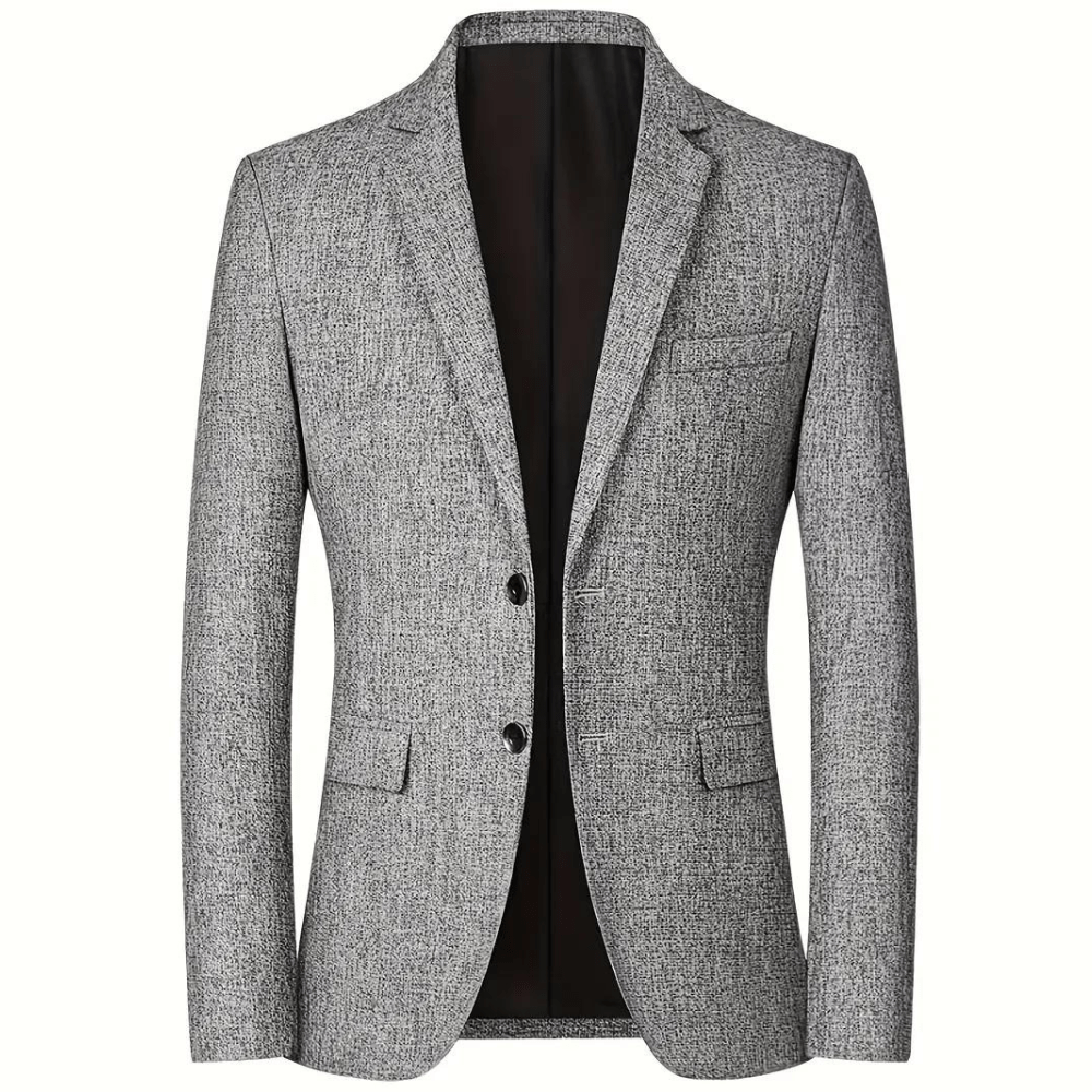 Men's Blazer Jacket - Modern Tailored Design for Office and Casual Occasions