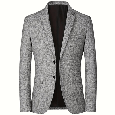 Men's Blazer Jacket - Modern Tailored Design for Office and Casual Occasions