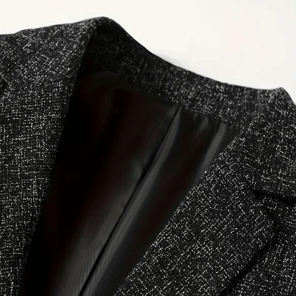 Men's Blazer Jacket - Modern Tailored Design for Office and Casual Occasions