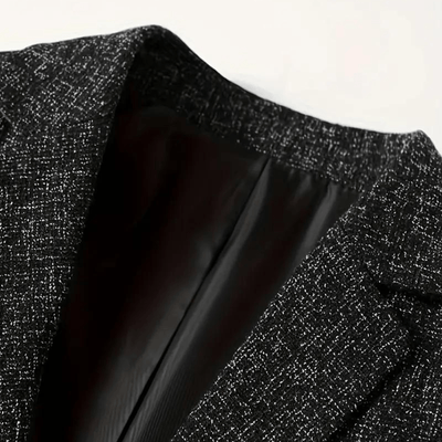 Men's Blazer Jacket - Modern Tailored Design for Office and Casual Occasions