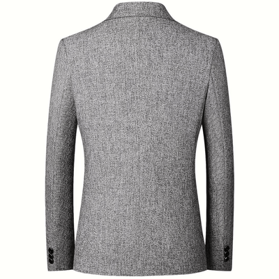 Men's Blazer Jacket - Modern Tailored Design for Office and Casual Occasions