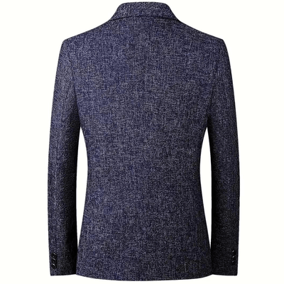 Men's Blazer Jacket - Modern Tailored Design for Office and Casual Occasions