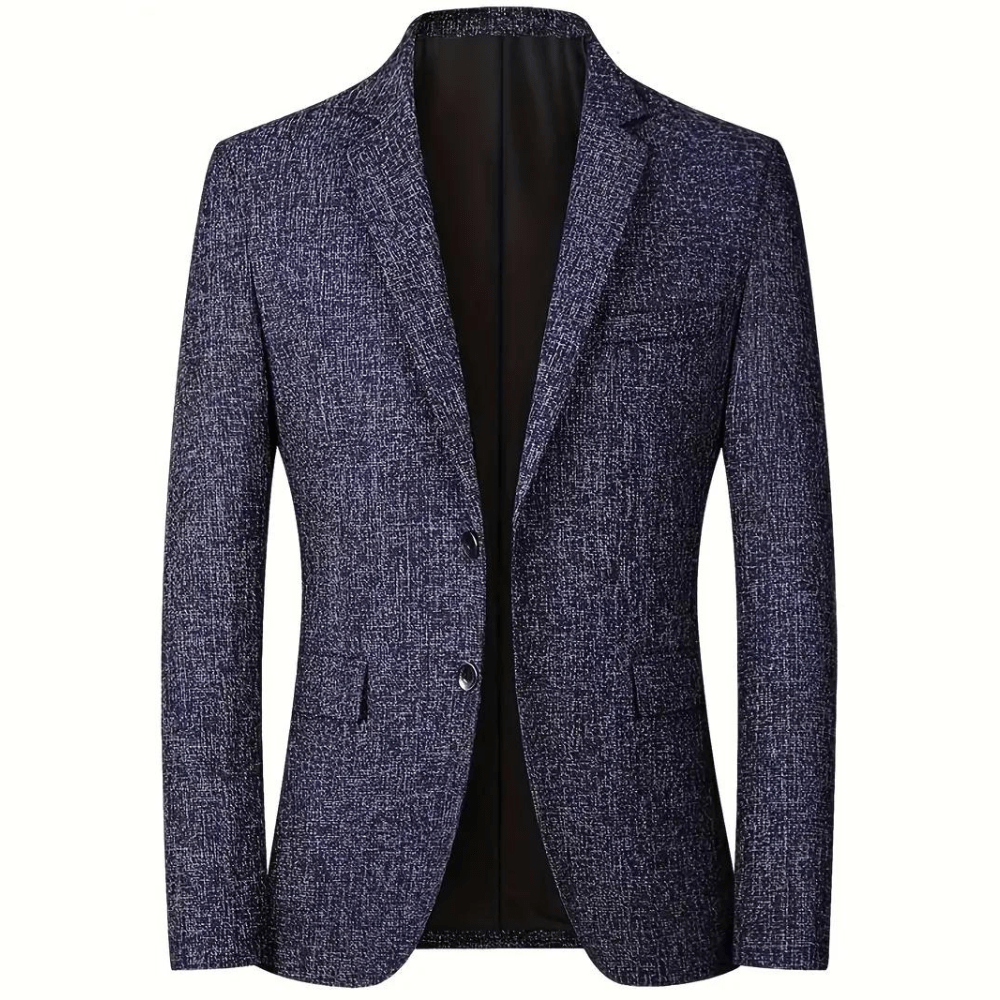 Men's Blazer Jacket - Modern Tailored Design for Office and Casual Occasions