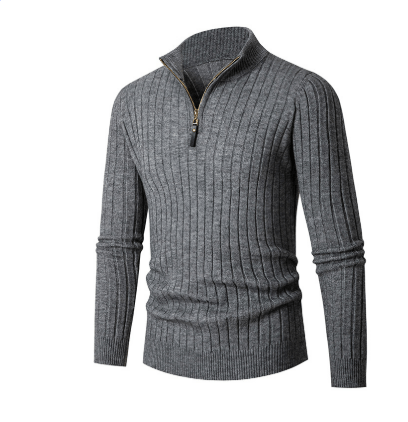 Men's Half-Zip Sweater Stylish Comfort for Casual and Office Wear