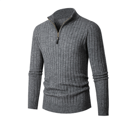 Men's Half-Zip Sweater Stylish Comfort for Casual and Office Wear