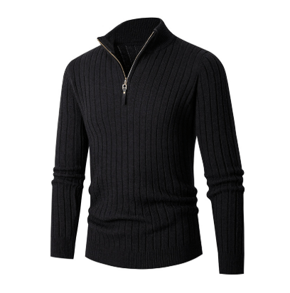 Men's Half-Zip Sweater Stylish Comfort for Casual and Office Wear