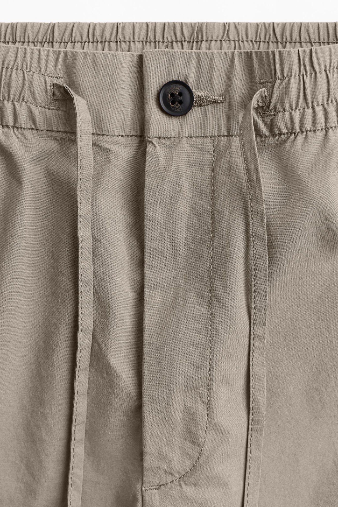 Men's Pants with Cord Detail – Slim Fit Casual and Semi-Formal Style in Brown