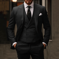Men's Suit Three-Piece Set Blazer Vest Pants for Wedding or Formal Events