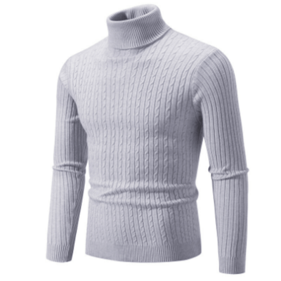 Men's Sweater Turtleneck Classic Winter Style