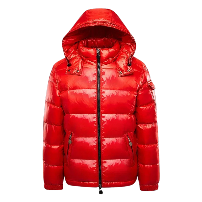 Men's Waterproof Puffer Jacket – Lightweight Insulated Winter Coat for Outdoor Activities