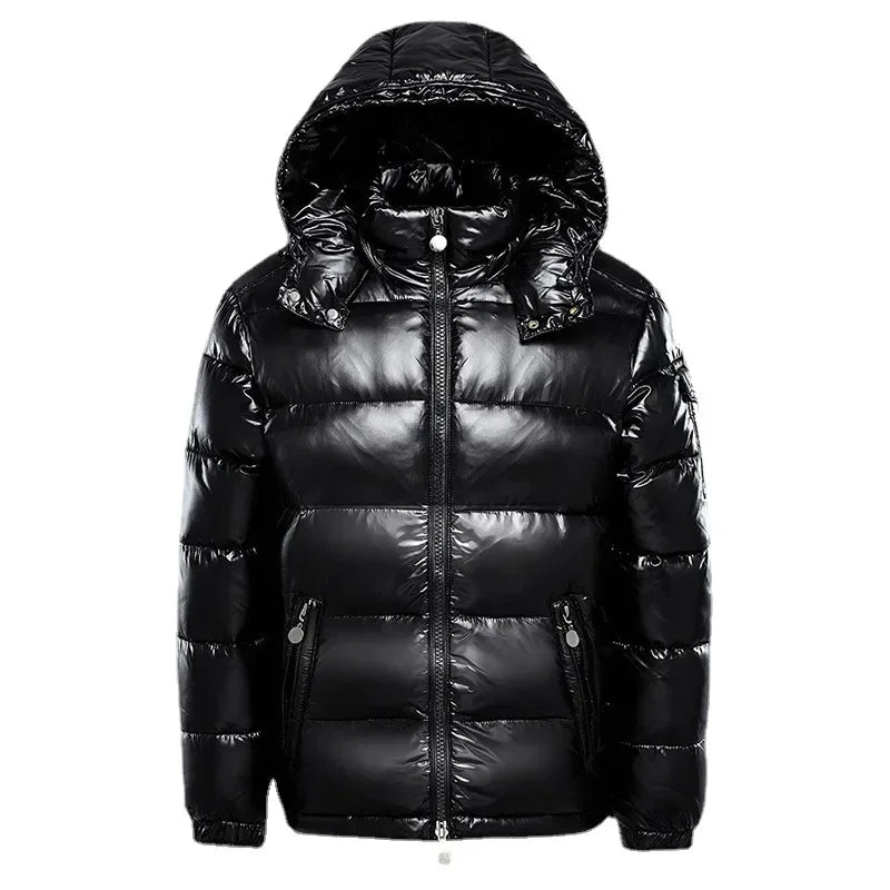 Men's Waterproof Puffer Jacket – Lightweight Insulated Winter Coat for Outdoor Activities