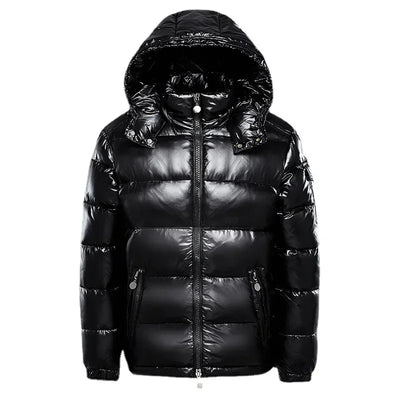 Men's Waterproof Puffer Jacket – Lightweight Insulated Winter Coat for Outdoor Activities