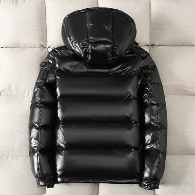 Men's Waterproof Puffer Jacket – Lightweight Insulated Winter Coat for Outdoor Activities