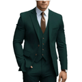 Men's Wedding Suit Three-Piece Elegant Design for Formal Events