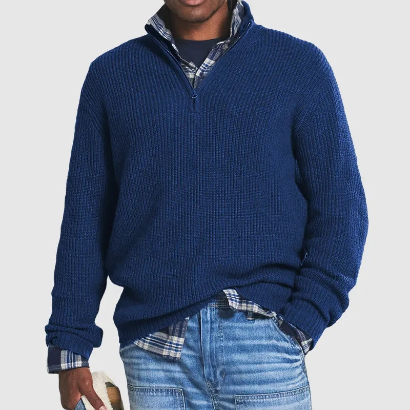 Men's Cardigan Sweater Casual Knit for Autumn Winter Style 4