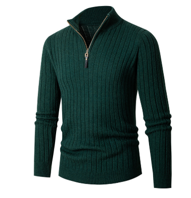 Men's Half-Zip Sweater Stylish Comfort for Casual and Office Wear 1