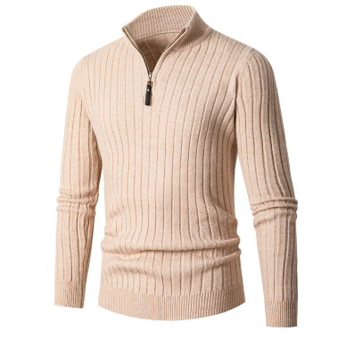 Men's Half-Zip Sweater Stylish Comfort for Casual and Office Wear 2