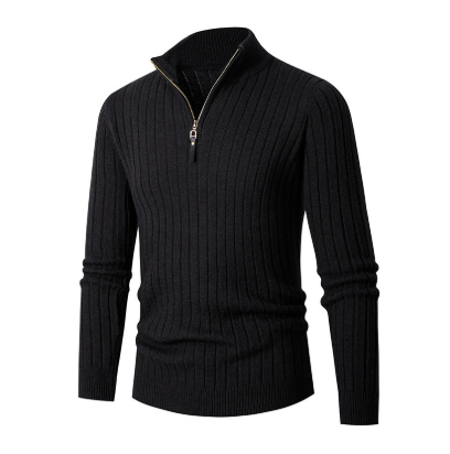 Men's Half-Zip Sweater Stylish Comfort for Casual and Office Wear 3