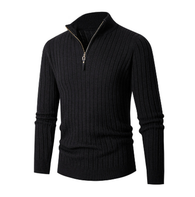 Men's Half-Zip Sweater Stylish Comfort for Casual and Office Wear 3