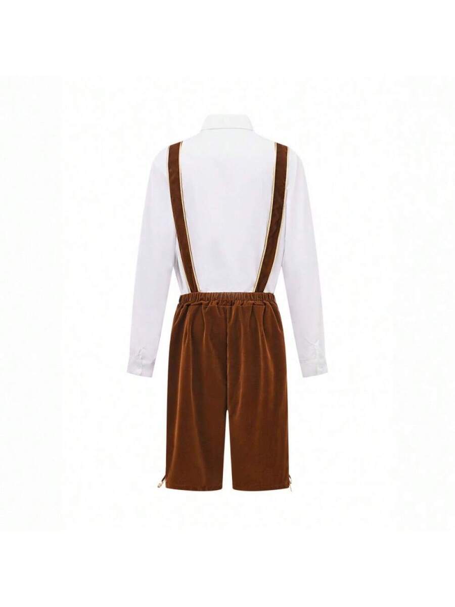 Men's Lederhosen Set Traditional Oktoberfest Outfit 1