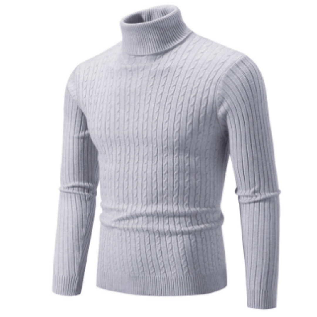 Men's Sweater Turtleneck Classic Winter Style 2