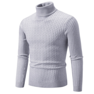 Men's Sweater Turtleneck Classic Winter Style 2
