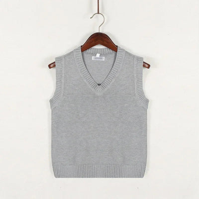 Men's Sweater Vest V-Neck Sleeveless Classic Knitted Style 8