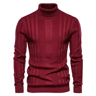 Men's Turtleneck Sweater Classic Knit Pullover Warm Casual Winter 0