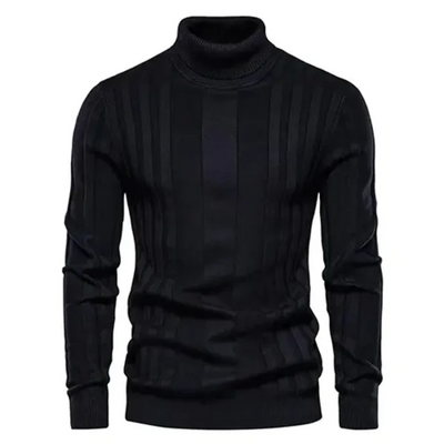 Men's Turtleneck Sweater Classic Knit Pullover Warm Casual Winter 2