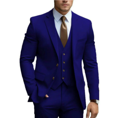 Men's Wedding Suit Three-Piece Elegant Design for Formal Events 3