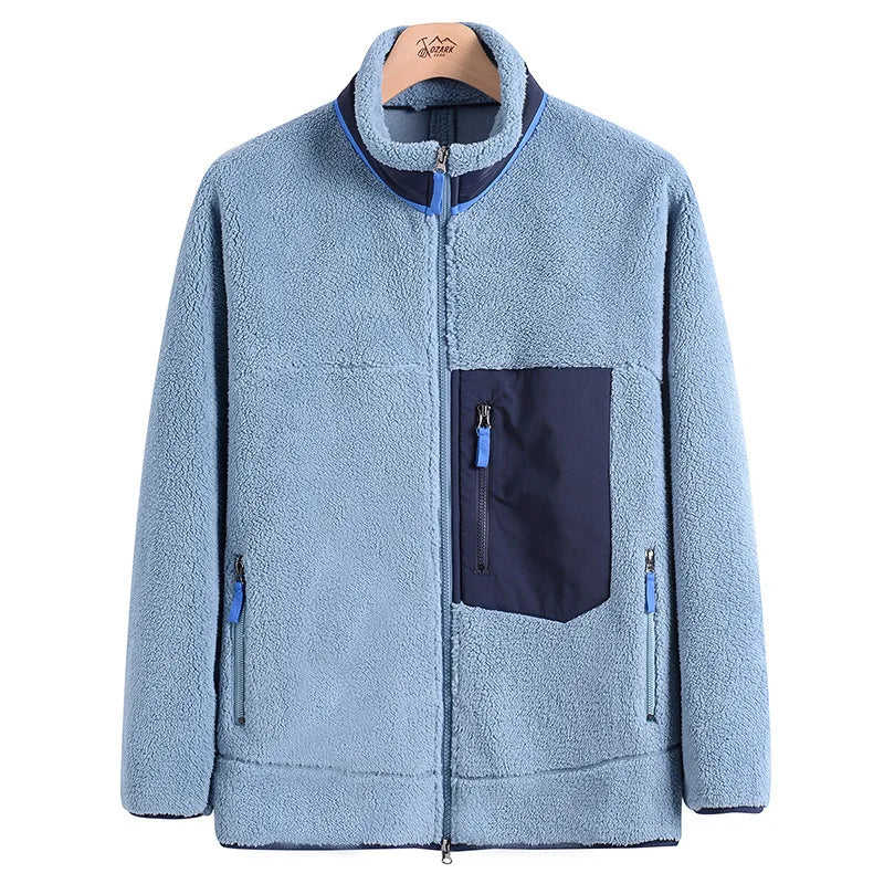 Outdoor Fleece Jacket – Windproof and Warm for Cold Weather Activities