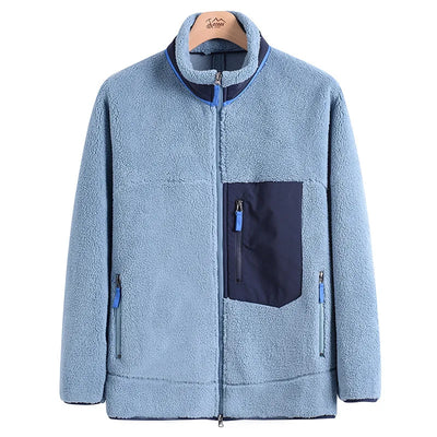Outdoor Fleece Jacket – Windproof and Warm for Cold Weather Activities
