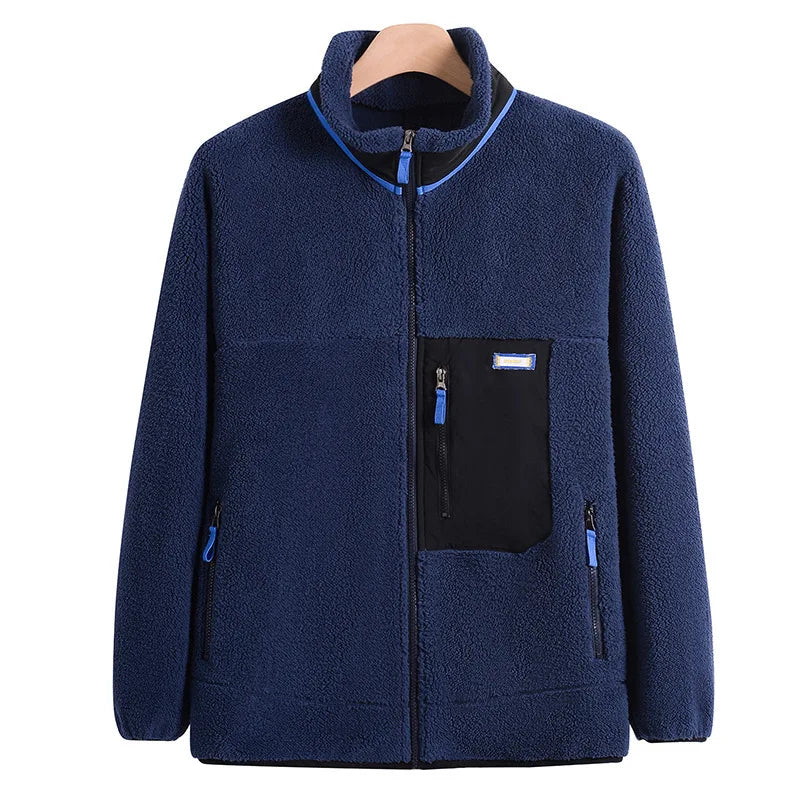 Outdoor Fleece Jacket – Windproof and Warm for Cold Weather Activities